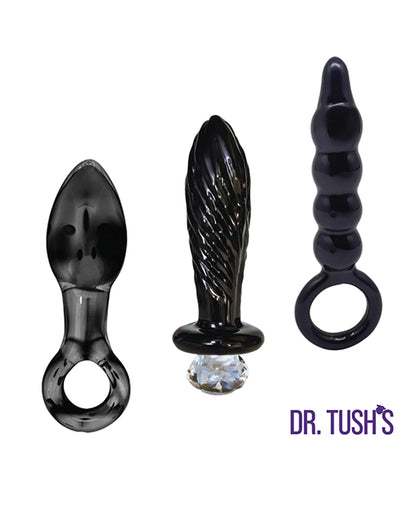 Dr. Tush’s Dark Curiosity Glass Plug Set