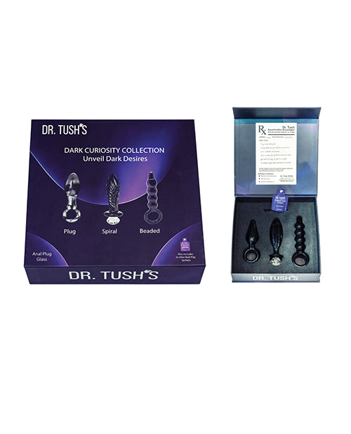Dr. Tush’s Dark Curiosity Glass Plug Set