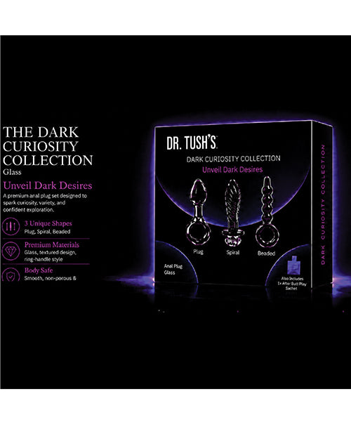Dr. Tush’s Dark Curiosity Glass Plug Set