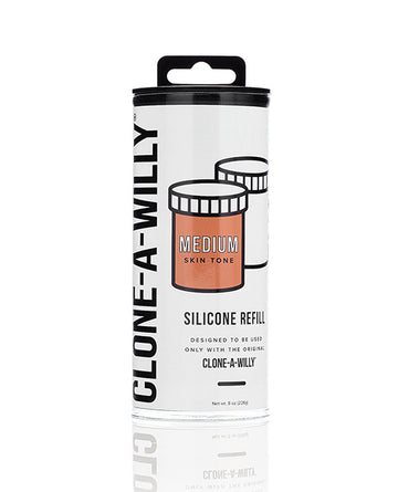 Clone-A-Willy 1501 Silicone Refill, Medium Tone, 7 oz Platinum-Cure
