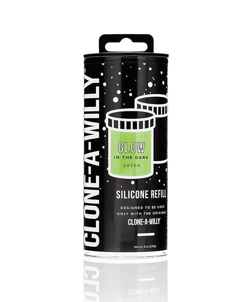 Clone-A-Willy 1503 Silicone Glow Refill, 7oz Platinum Cure, Green