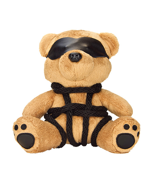 Electric Novelties Bondage Bearz Bound Up Billy Plush Toy, Brown