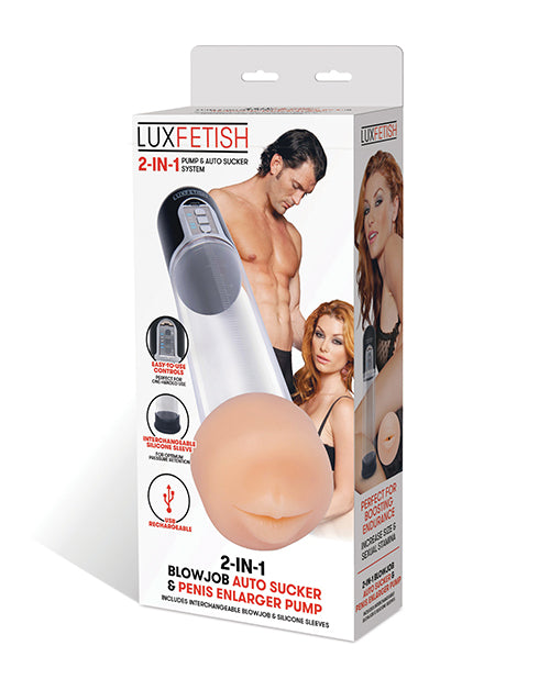 Electric LF5321 2-in-1 Sucker & Enhancer Pump, Rechargeable