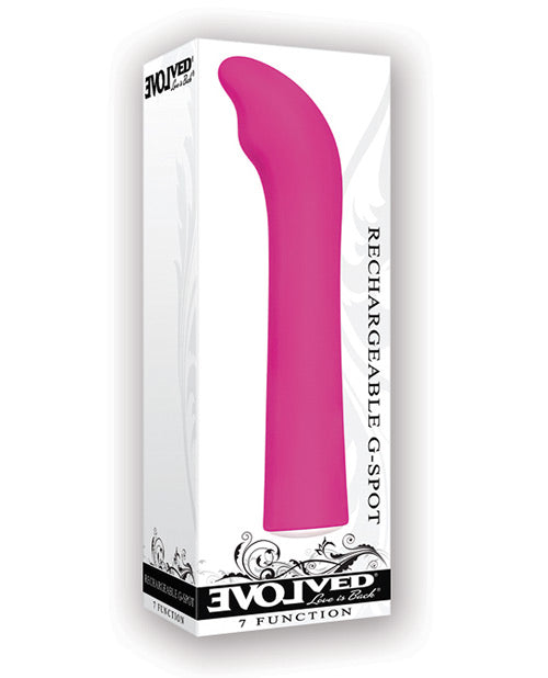 Evolved EN-BU-0601-2 Rechargeable G Spot Vibe, Pink, Waterproof, 7 Speeds