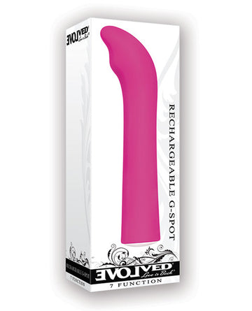 Evolved EN-BU-0601-2 Rechargeable G Spot Vibe, Pink, Waterproof, 7 Speeds