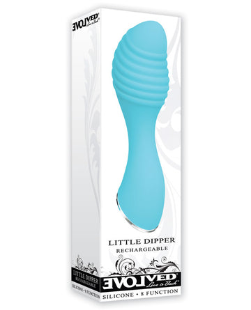 Evolved EN-RS-0212-2 Little Dipper Vibe, Rechargeable, Blue, 8 Functions