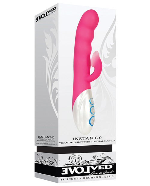 Evolved EN-RS-0588-2 Instant O Rechargeable Vibrator, Pink, 8-Function