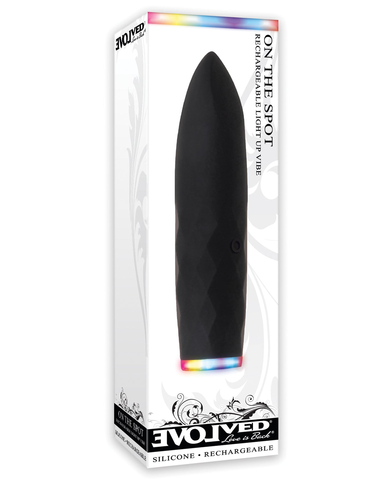 Evolved EN-RS-2742-2 On the Spot Bullet, Black Silicone Vibrator