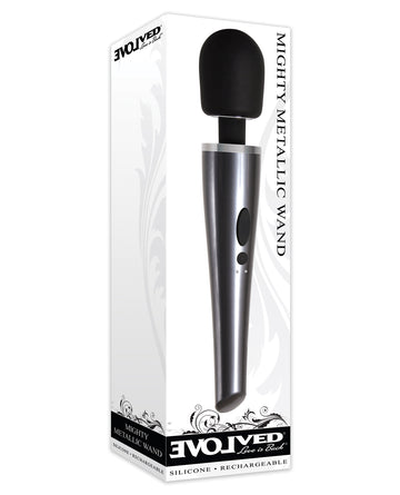 Evolved EN-RS-3176-2 Mighty Metallic Wand, Vibrating, Rechargeable