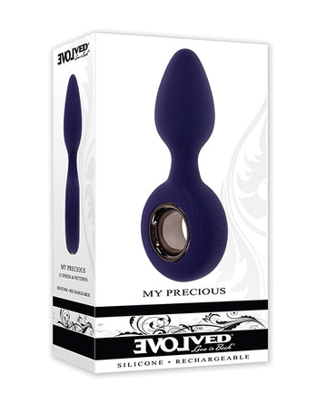 Evolved Novelties EN-RS-4813-2 My Precious Vibrating Plug, Blue