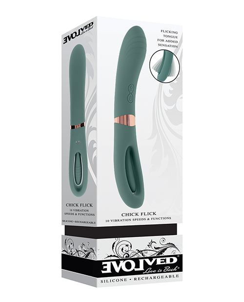 Evolved Novelties Inc. Chick Flick G-Spot Vibrator - Teal