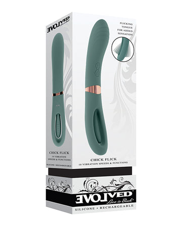 Evolved Novelties Inc. Chick Flick G-Spot Vibrator - Teal
