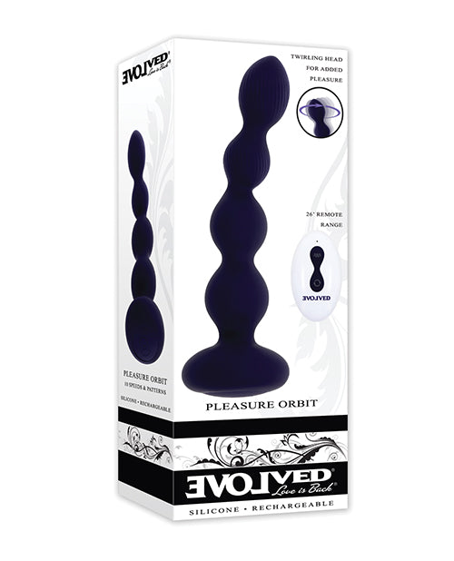 Evolved Novelties Purple Pleasure Orbit Remote Controlled Anal Vibe