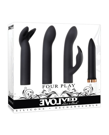 Evolved EN-RS-5613-2 Four Play Kit, 7-Speed Vibrating Massager