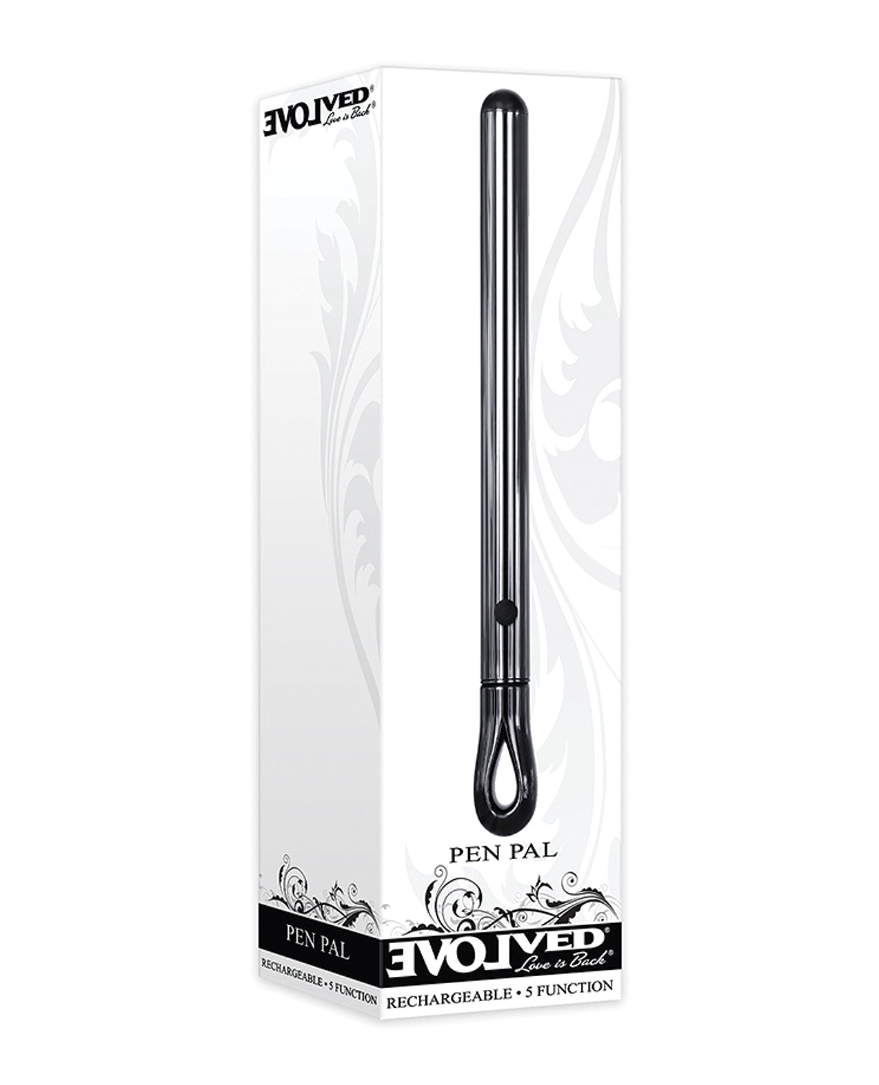 Evolved EN-RS-5750-2 Pen Pal Vibe - Black, Stainless Steel