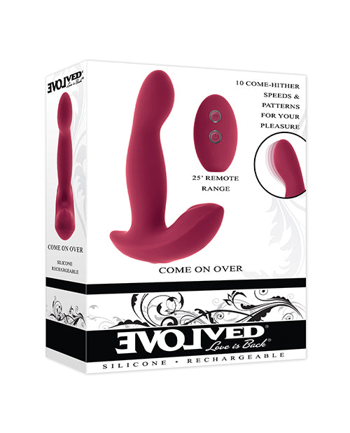 Evolved novelties inc. Come On Over Stimulator, Burgundy