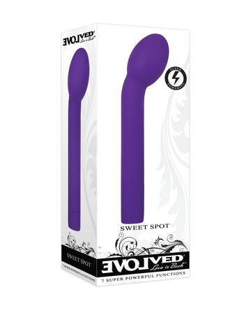 Evolved EN-RS-6276-2 Sweet Spot Purple G-Spot Vibe, 7 Speeds