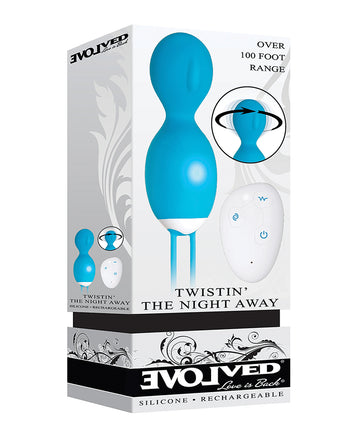 Evolved EN-RS-6375-2 Twistin The Night Away Personal Massager, Waterproof