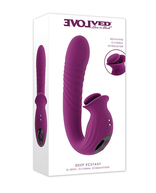 Evolved EN-RS-6947-2 Deep Ecstasy Thrusting Vibrator, Ribbed