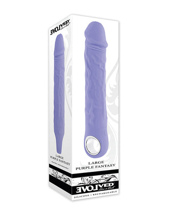 Evolved EN-RS-6961-2 Large Purple Fantasy Vibrator, Multi-speed
