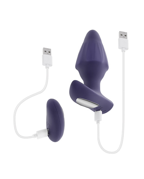 Evolved Starburst Vibrating Silicone Adult Toy - Purple