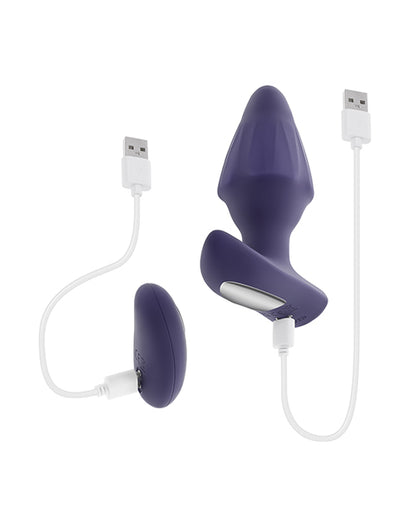 Evolved Starburst Vibrating Silicone Adult Toy - Purple