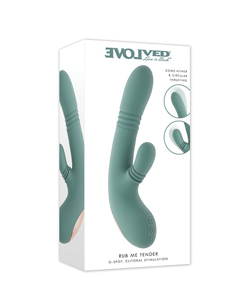Evolved Rub Me Tender Vibrating Adult Toy - Mint