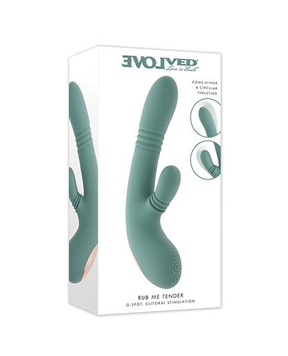 Evolved Rub Me Tender Vibrating Adult Toy - Mint