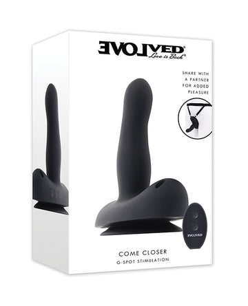 Evolved EN-RS-7180-2 Come Closer Vibrator, Remote Control, Silicone