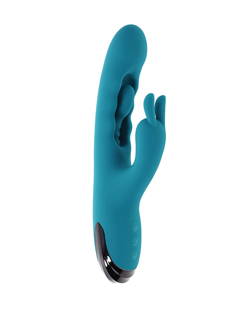 Evolved Bunny Tapper Vibrator, Teal