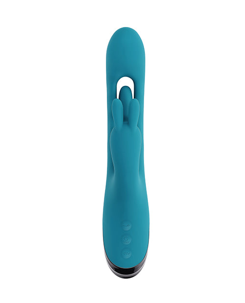 Evolved Bunny Tapper Vibrator, Teal