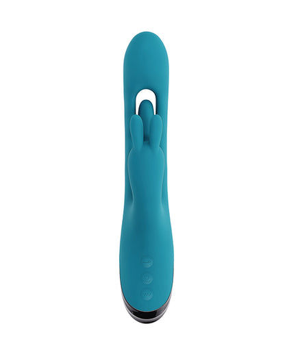 Evolved Bunny Tapper Vibrator, Teal