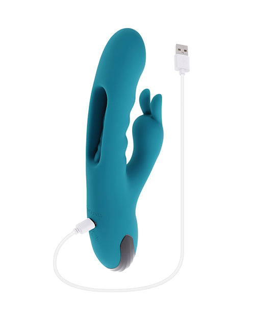 Evolved Bunny Tapper Vibrator, Teal