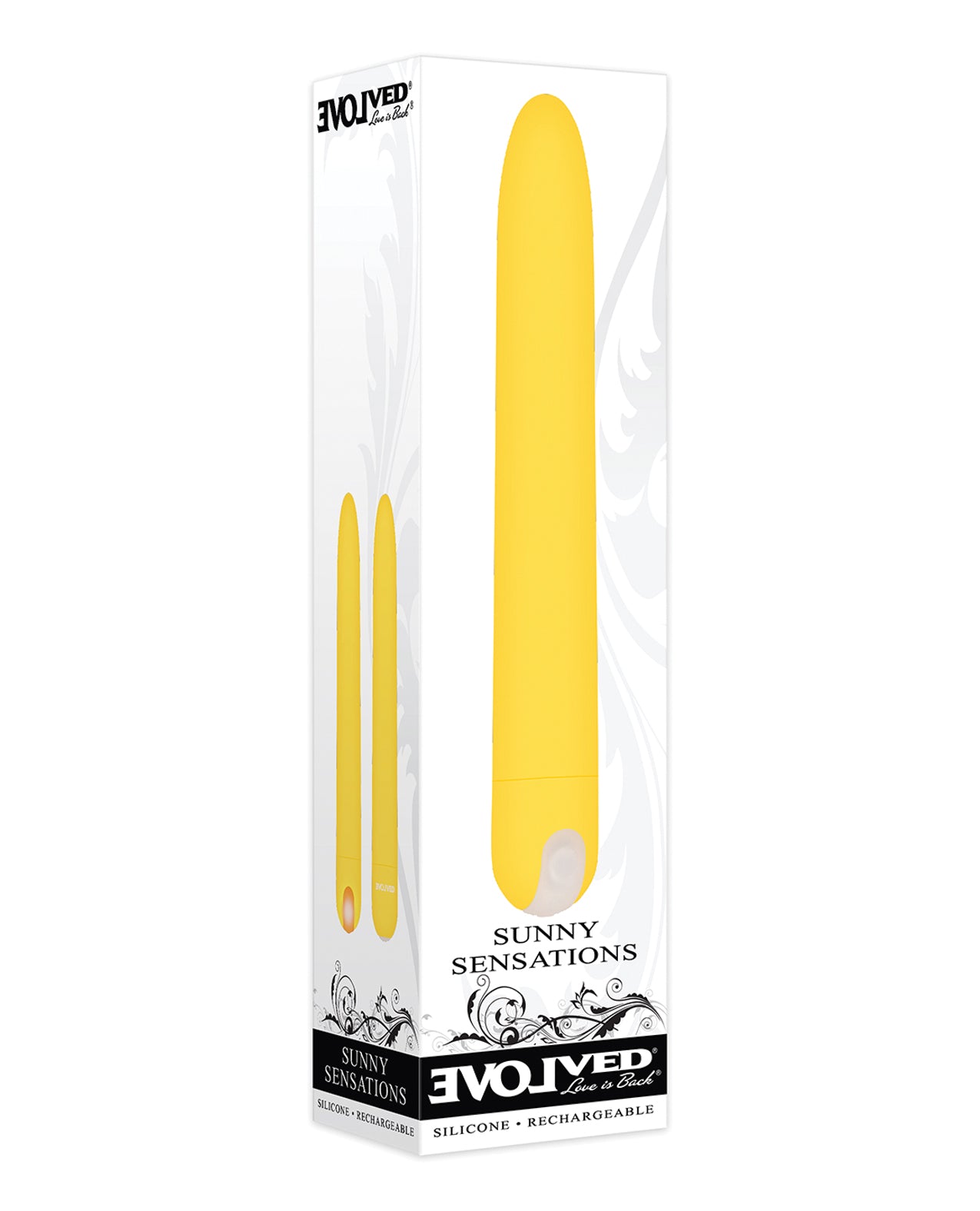 Evolved EN-RS-7273-2 Sunny Sensations Vibrating Vibe, Yellow, USB