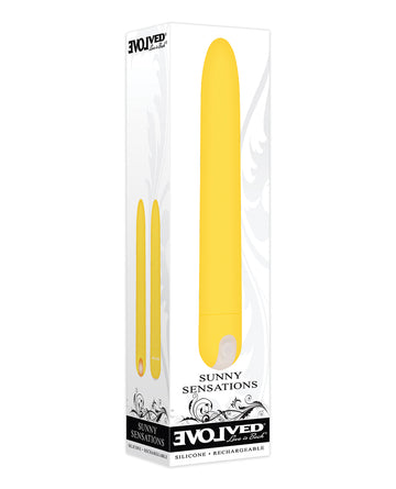 Evolved EN-RS-7273-2 Sunny Sensations Vibrating Vibe, Yellow, USB