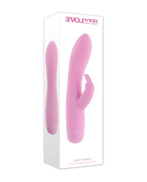 Evolved EN-RS-7289-2 Cushy Bunny Vibrating Massager, Pink, Dual 7-Speed Motors