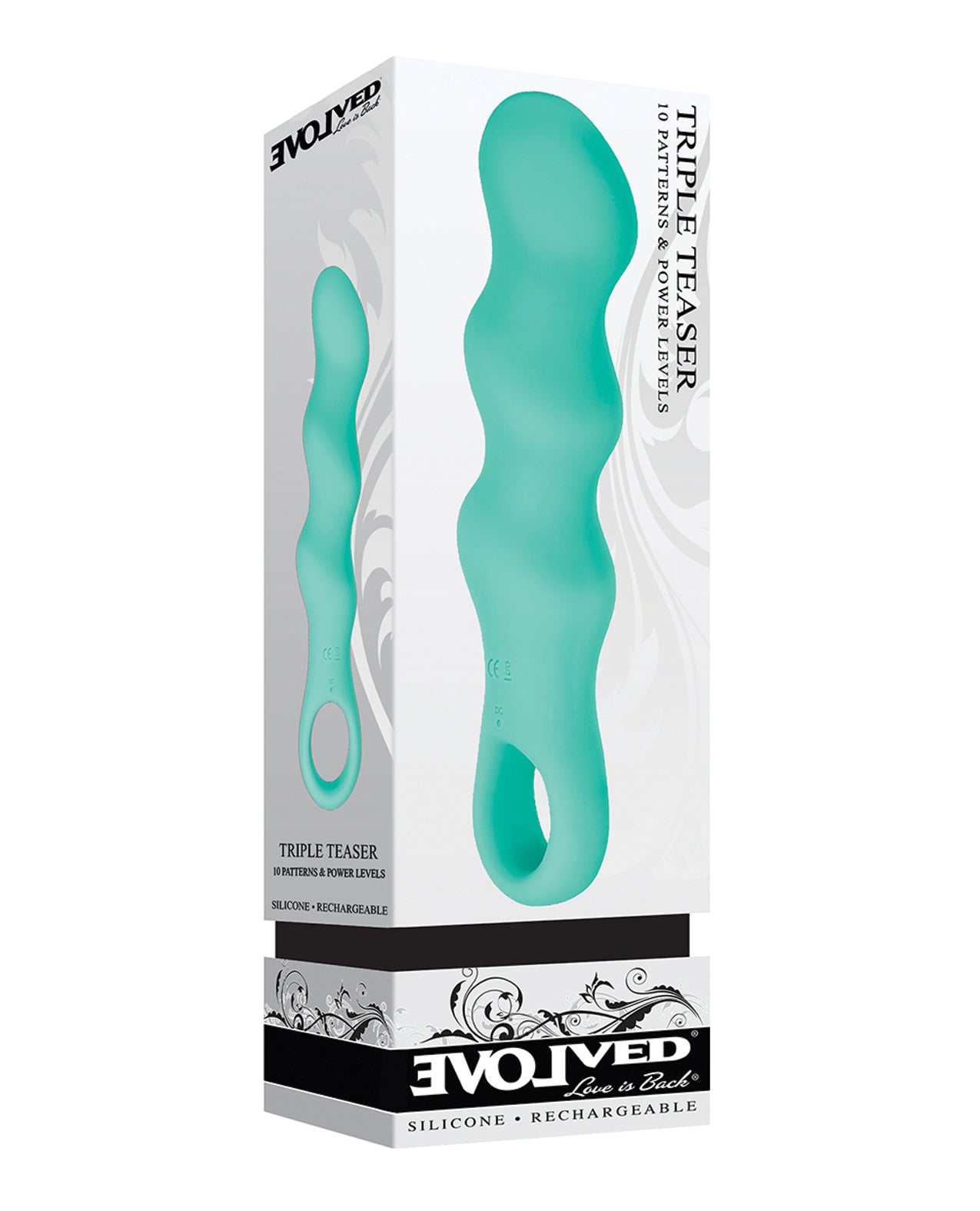 Evolved EN-RS-7846-2 Triple Teaser Vibrator, 3 Motors, 10 Patterns