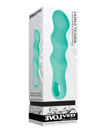 Evolved EN-RS-7846-2 Triple Teaser Vibrator, 3 Motors, 10 Patterns