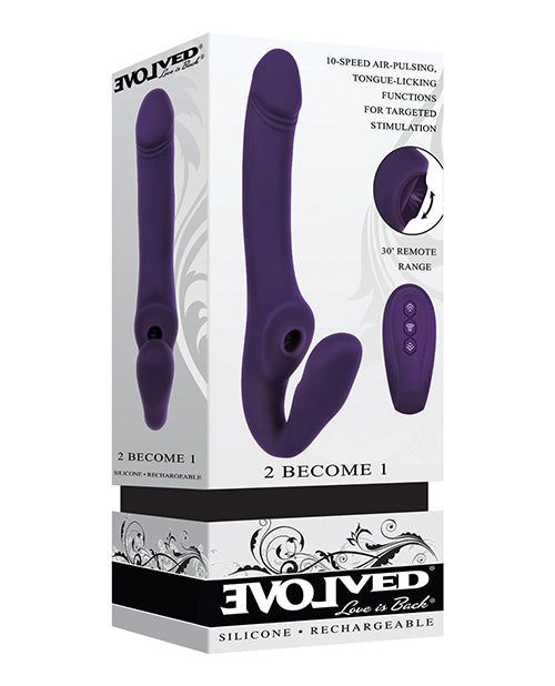 Evolved EN-RS-9192-2 Remote Silicone Vibe, Triple-Motor, Purple