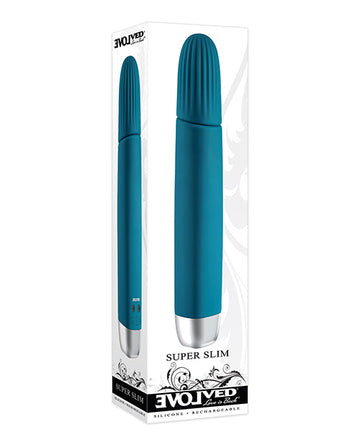 Evolved EN-RS-9741-2 Super Slim Wand, Teal, 12 Speeds, USB