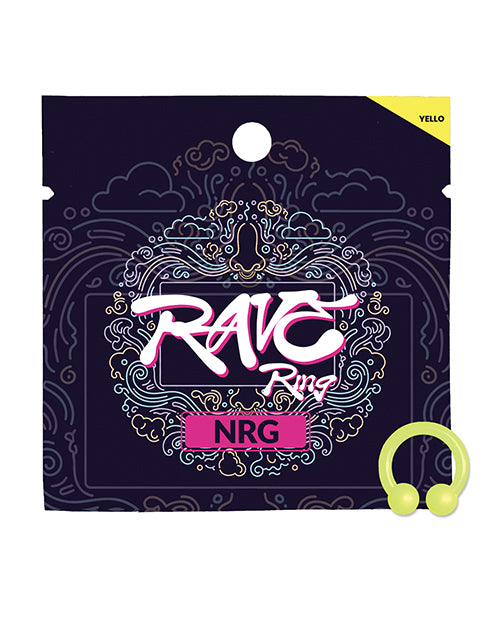 Essence Ring NRG Rave Ring Single Sachet, Yellow Silicone