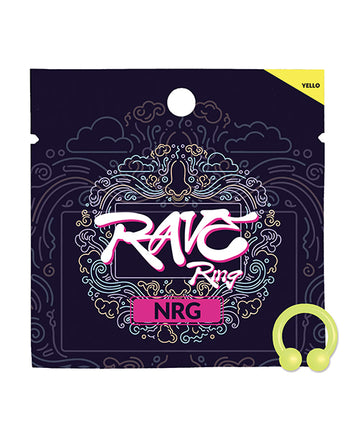 Essence Ring NRG Rave Ring Single Sachet, Yellow Silicone