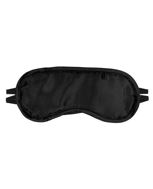 Erotic Toy Company Satin Fantasy Blindfold, Black, Satin