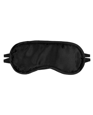 Erotic Toy Company Satin Fantasy Blindfold, Black, Satin
