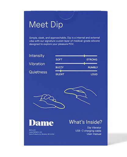Dame Dip 2.0 Versatile Vibrator - Periwinkle