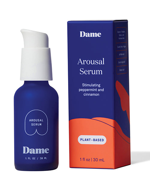 Dame Arousal Serum, 1 oz – Plant-Based for Enhanced Pleasure