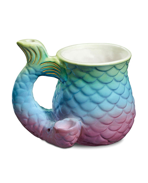 Fashioncraft 82548 Novelty Mermaid Tail Mug, Ceramic Pipe