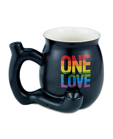 Fashioncraft 88162 Small Deluxe Mug, 11oz Ceramic, Integrated Pipe