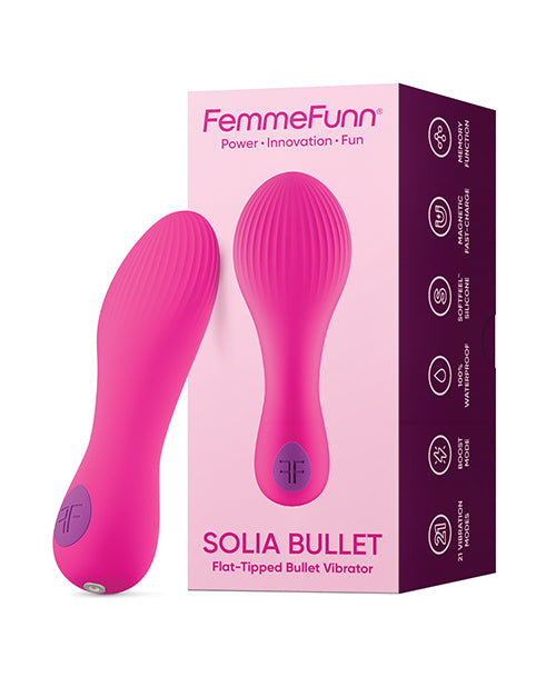 Femme Funn/Vvole FF-1055-01 Solia Bullet Vibrator, Pink, 21 Modes