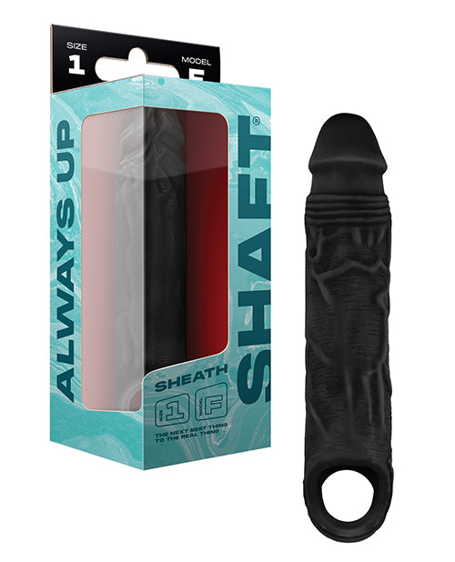 Femme Funn/Vvole SH-6001-05 Model F Sheath, Black Silicone